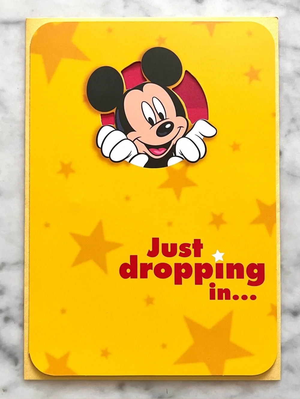 Vintage Happy Birthday Card Mickey Mouse 90s Disney Hallmark